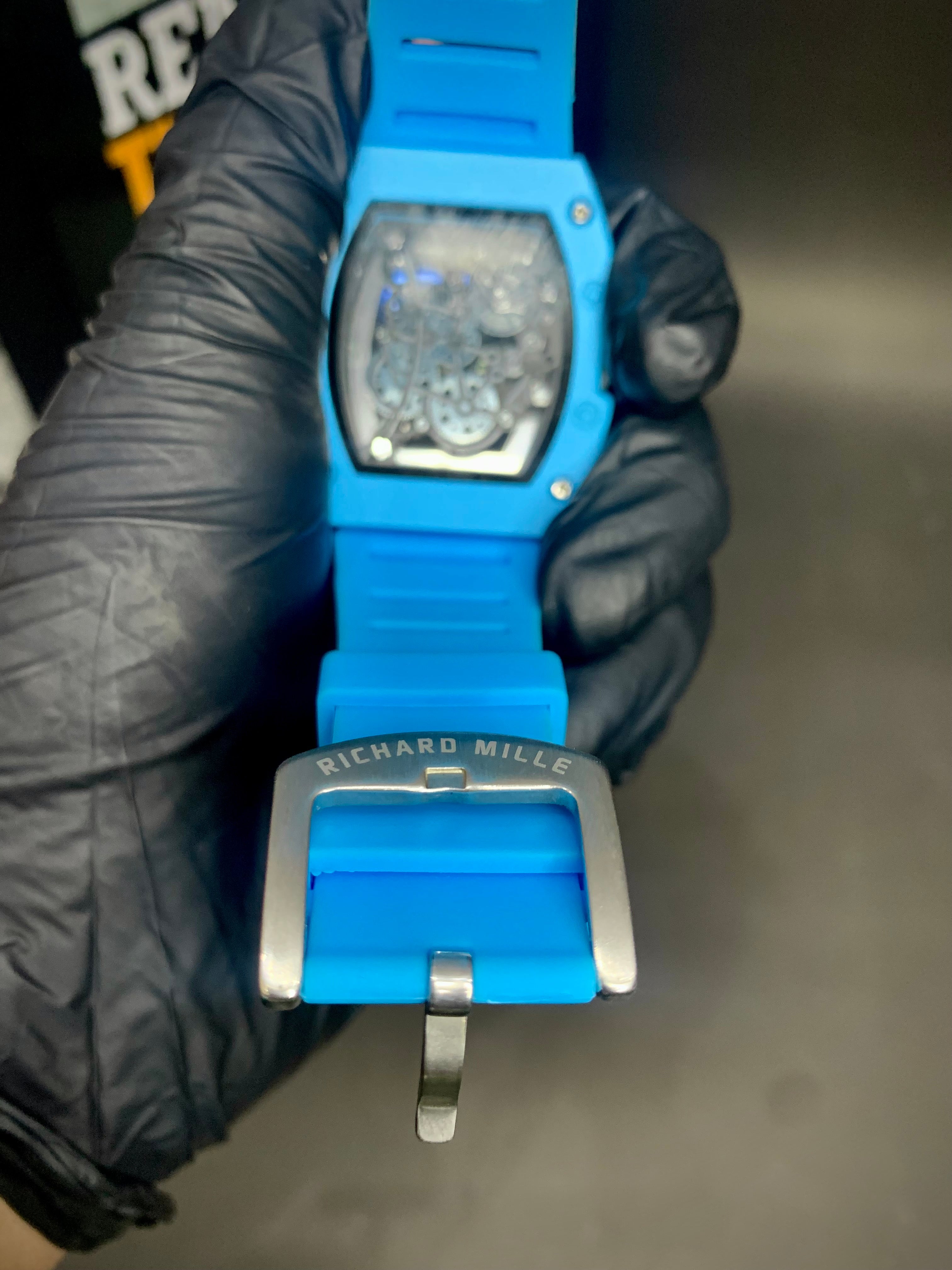 Ice Blue RM 055 2nd Grade - Premium Quality