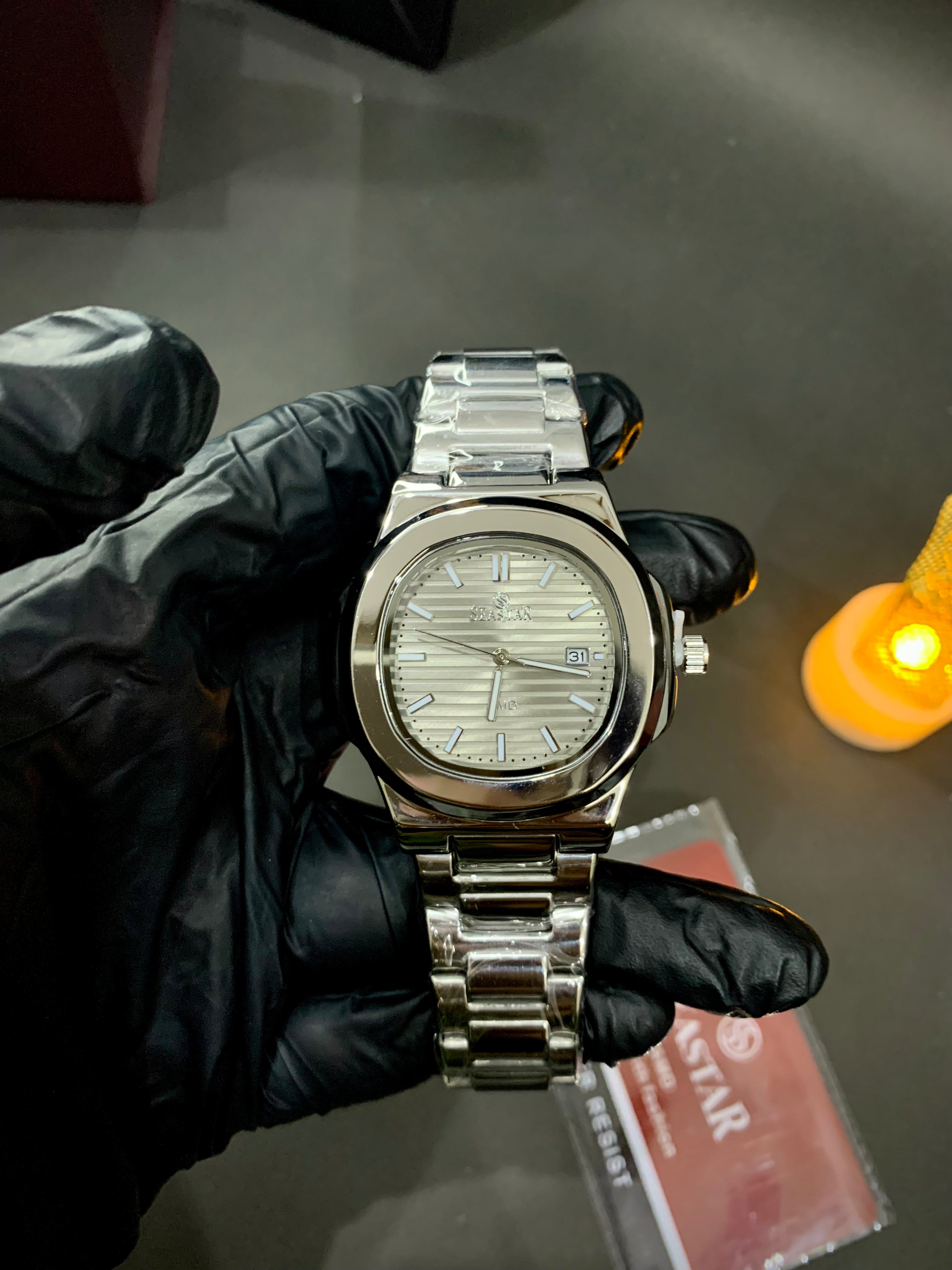 SS Men's Luxury Watch - Silver