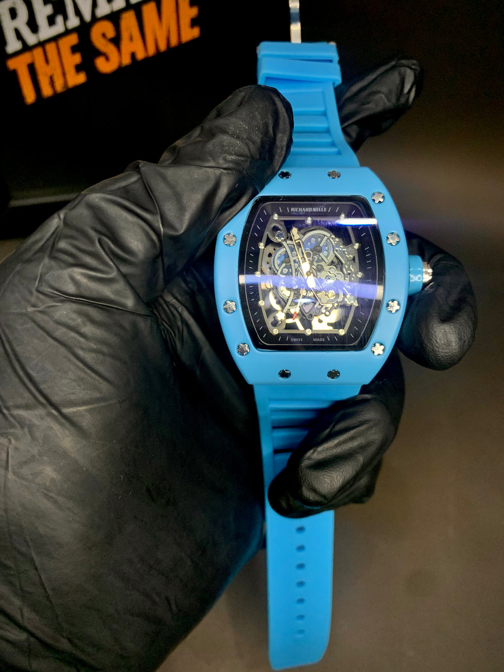 Ice Blue RM 055 2nd Grade - Premium Quality