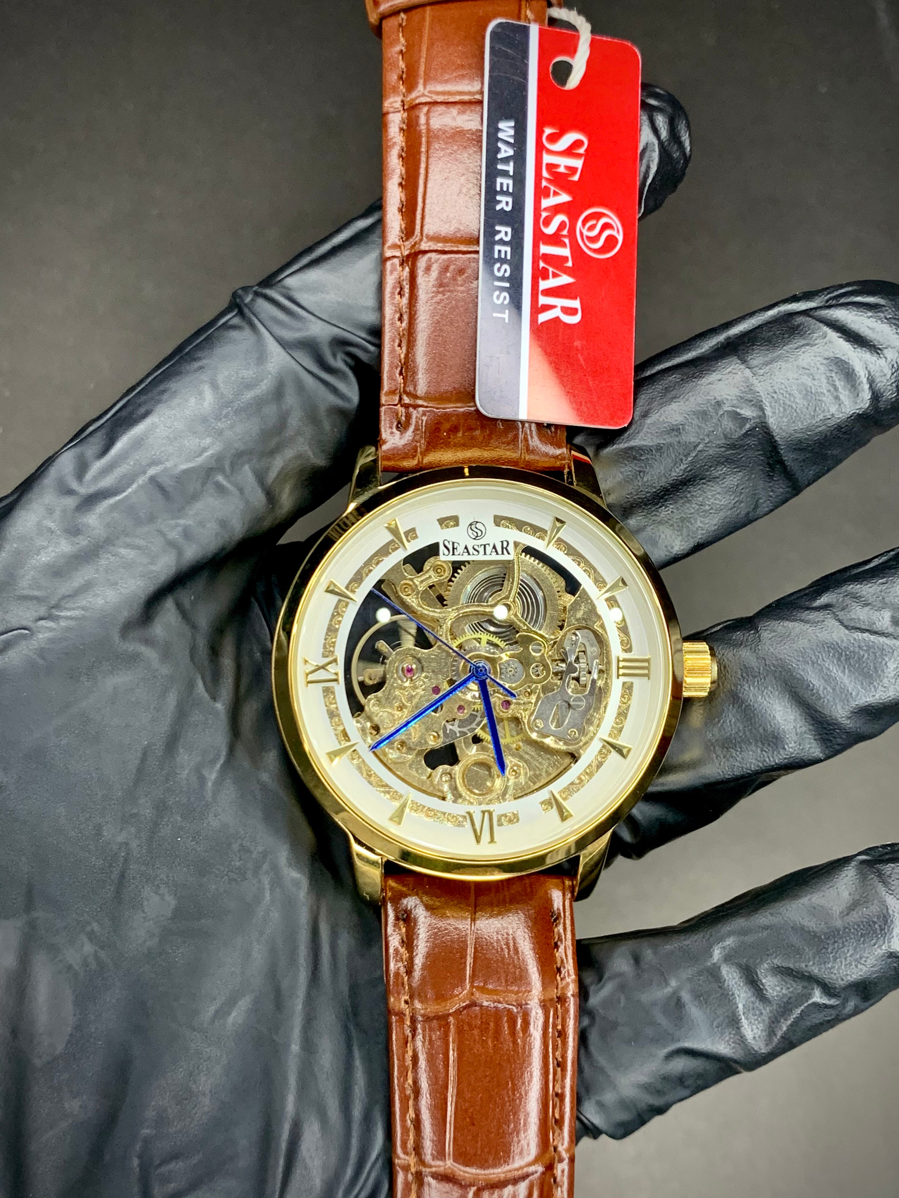 SS Automatic Skeleton Premium Watch