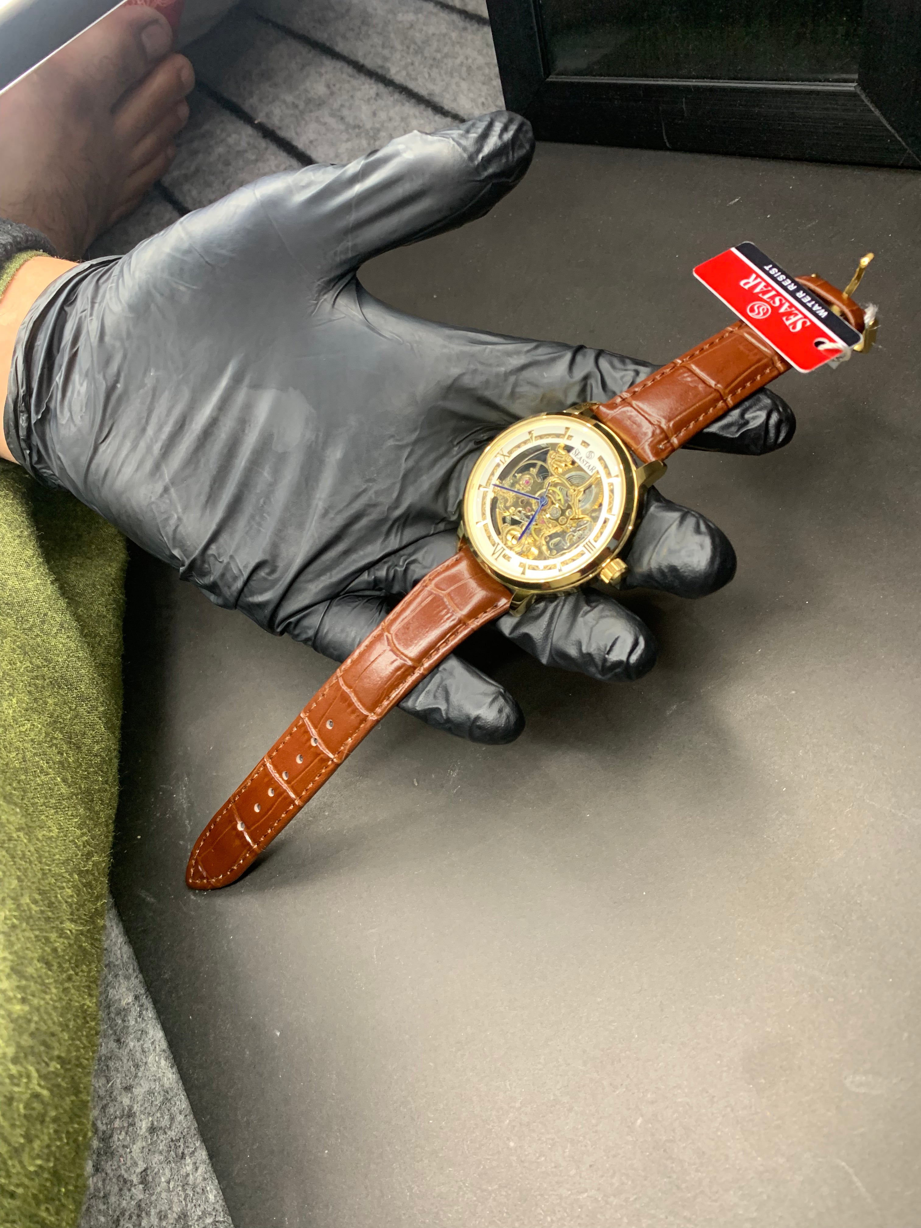 SS Automatic Skeleton Premium Watch