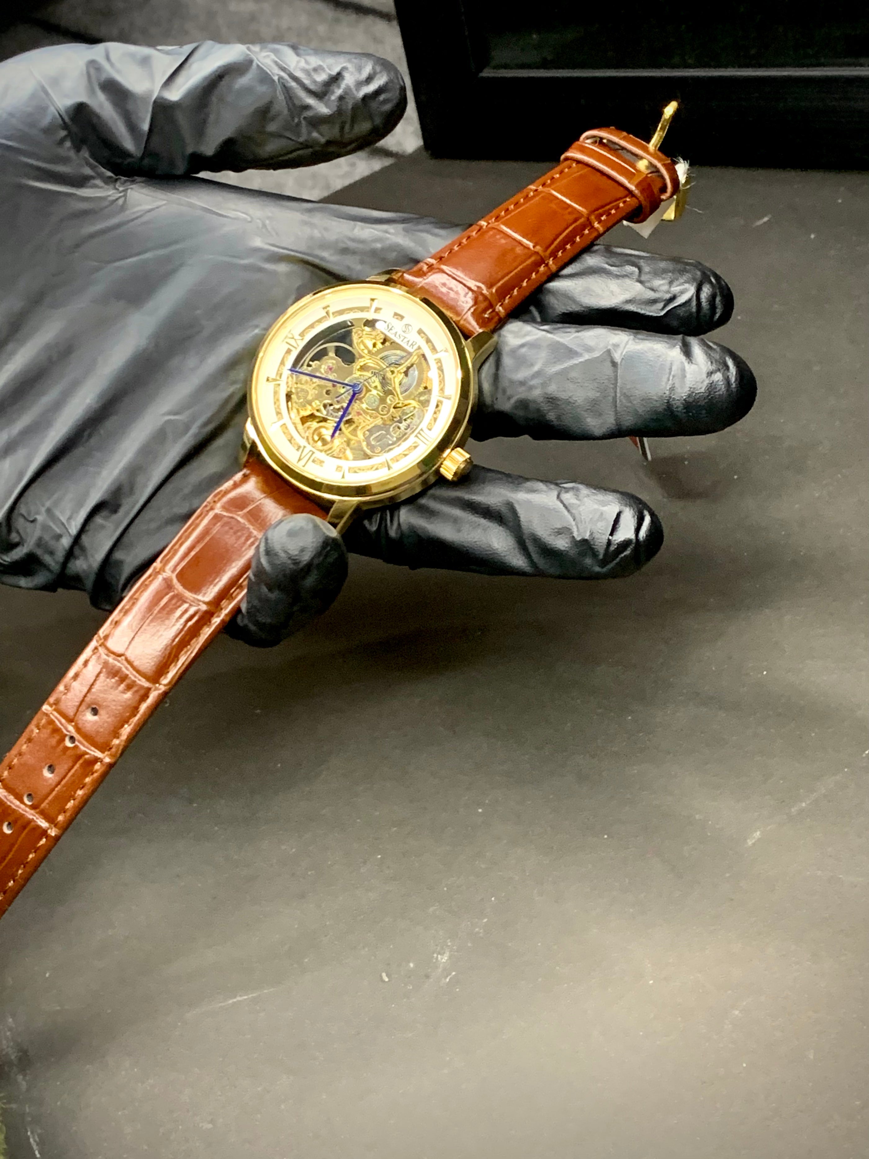 SS Automatic Skeleton Premium Watch